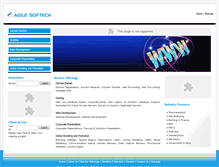Tablet Screenshot of agilesoftech.com